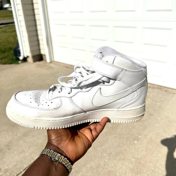 Men’s Nike‎ Air Force 1 MID ‘07 white - Picture 8 of 10